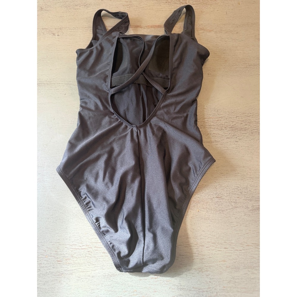 black APT 9 one piece swimsuit size 8 - Picture 2 of 2